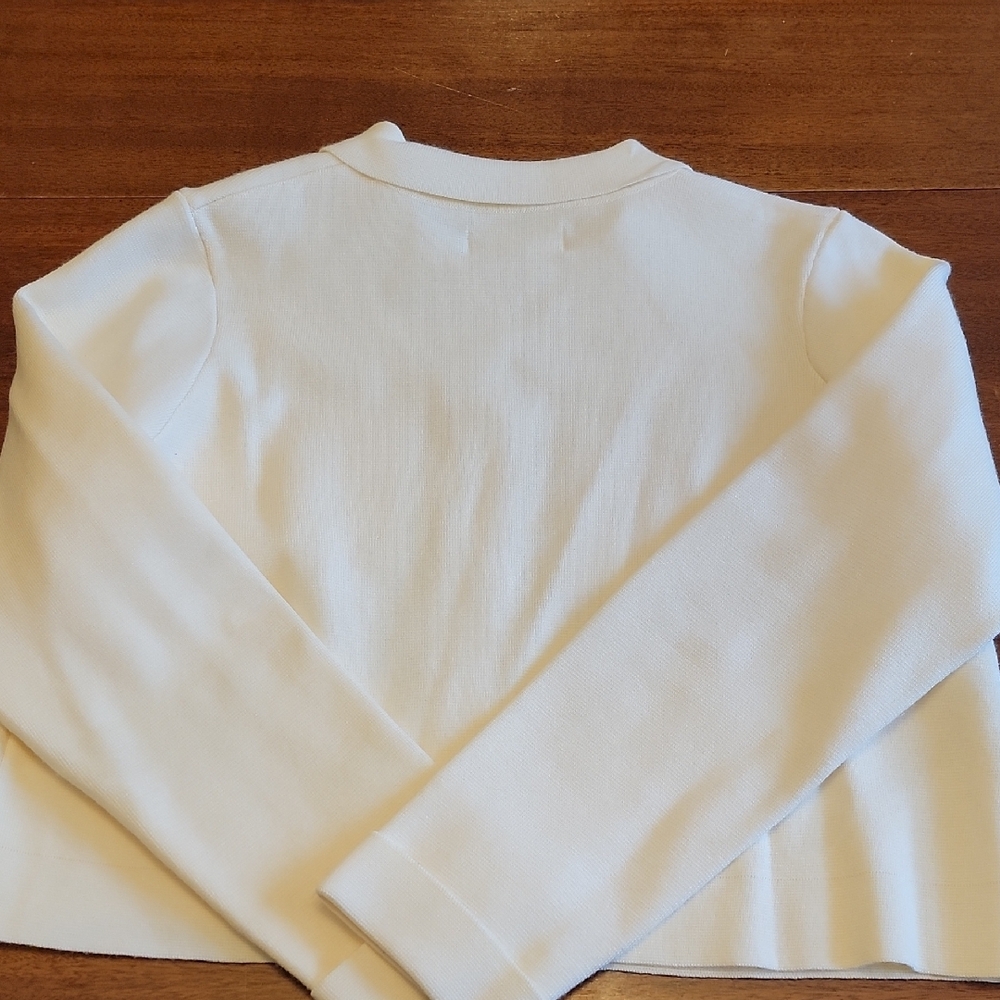 Cream Button-Up Cardigan - Picture 6 of 7